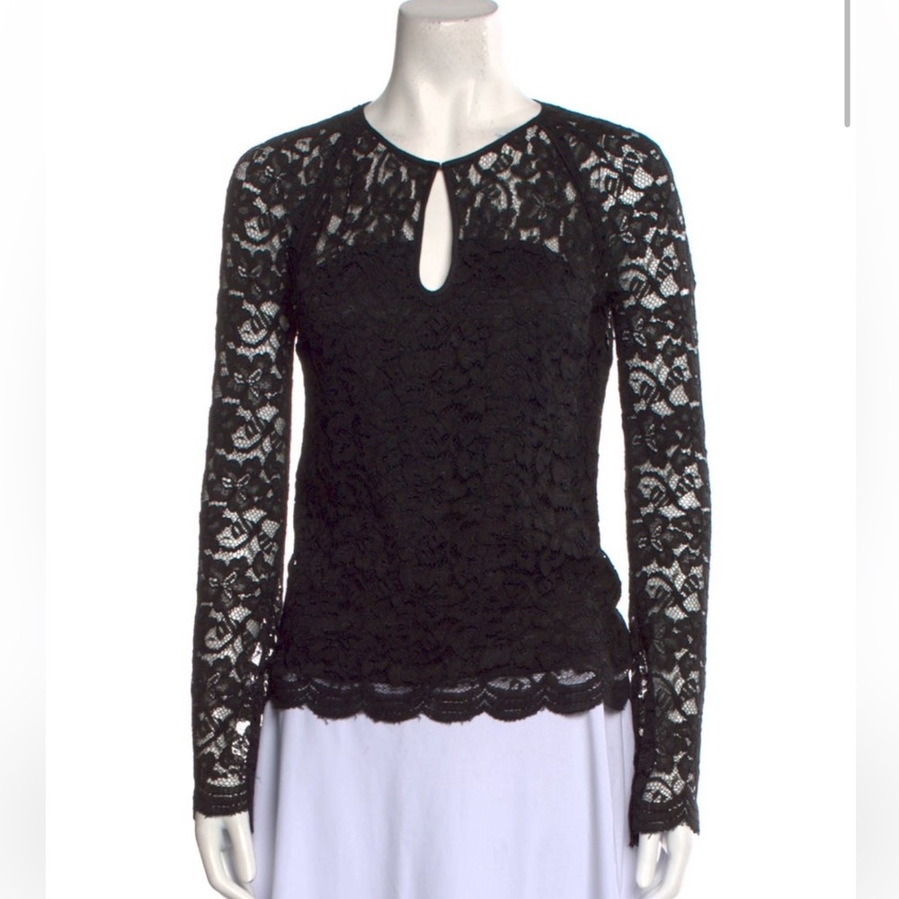 Diane von Furstenberg Lace Pattern Top